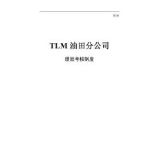 TLM油田分公司绩效考核制度-39页