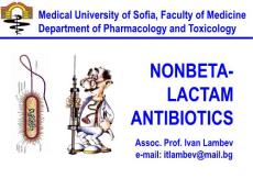 非beta-内酰胺类抗生素（英文PPT）Nonbeta-lactam antibiotics