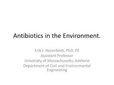 环境中的抗生素Antibiotics in the Environment