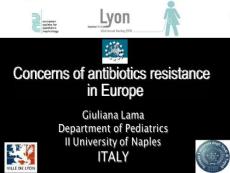 抗生素耐药性的担忧（英文PPT）Concerns of antibiotics resistance in Europe