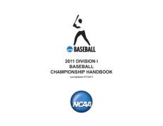 2011 NCAA Baseball Handbook