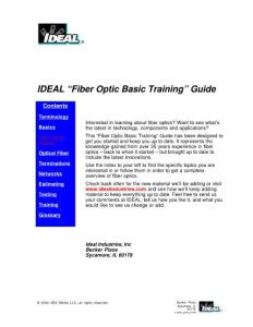 美国理想公司Fiber_Optic_Training_Guide