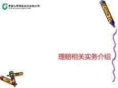 中国人寿保险公司理赔服务相关实务介绍培训PPT模板课件演示文档幻灯片资料