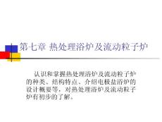 第七章 热处理浴炉及流动粒子