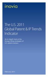 2011 US Global patent and IP trands indicator