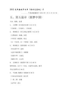 2012龙年春晚节目单最终完整版-5