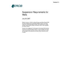 Directive 013_ Suspension Requirements for Wells