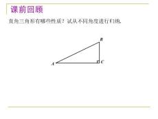 北师大版初中数学九年级下册《1.1从梯子的倾斜程度谈起》精品课件