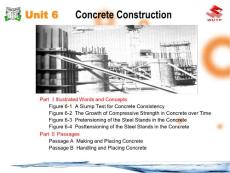 建筑工程专业英语（6-8）