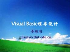 第1章Visual Basic程序设计概述