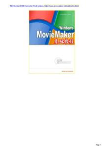 MovieMaker基础教程