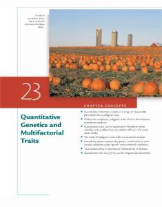 Concepts of Genetics (10th Edition)_Chapter 23