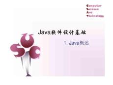 Java软件设计基础
