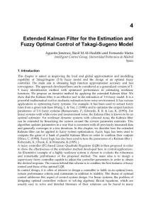Extended kalman filter for the estimation and fuzzy optimal control of takagi sugeno model
