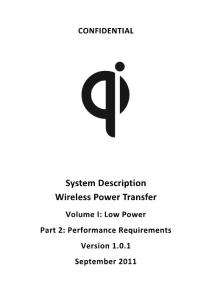 QI WPC 无线充电规范标准（Part 2: Performance Requirements）