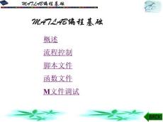 MATLAB编程基础