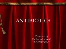 抗生素英文课件精品 ANTIBIOTICS