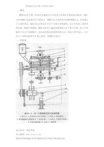 简述旋转式压片机工作原理与结构