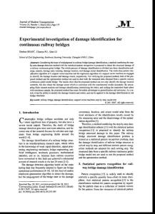 Experimental+investigation+of+damage+identification+for+continuous+railway+bridges