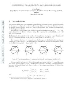 Enumerating triangulations by parallel diagonals