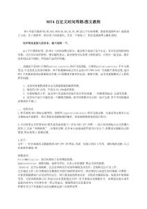 MT4自定义时间周期