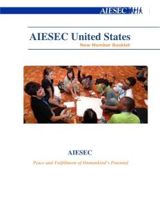 AIESEC US New Member Guide 2012