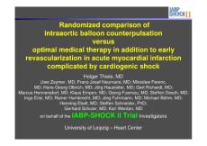 IABP SHOCK II Presentation Slides--2012ESC心血管专家课件