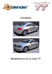 Blender Tutorial Ita Modellare Una Audi Tt Con Blender