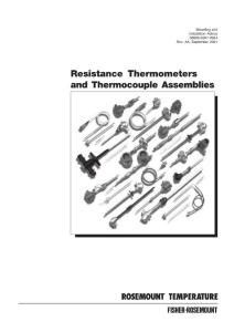 Resistance Thermometers and Thermocouple Assemblies
