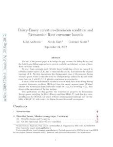 Bakry-Émery curvature-dimension condition and Riemannian Ricci curvature bounds