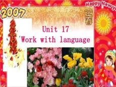 六年级英语上册unit 17 work with language(1)