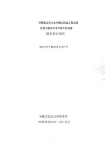 洪雅县总岗山水库灌区改造工程项目报告7.4