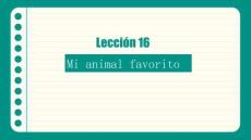 外教社2026快乐西班牙语2（A2）PPT课件Unidad 6 Lección 16