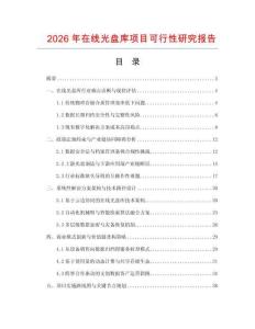2026年在线光盘库项目可行性研究报告