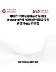 中国汽车磁阻随机存取存储器(MRAM)行业市场前景预测及投资价值评估分析报告
