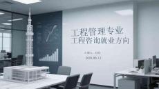 工程管理专业工程咨询就业方向