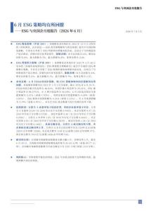 ESG与央国企月度报告（2026年6月）：6月ESG策略均有所回撤