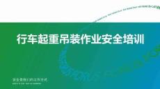 【课件】行车起重吊装作业安全培训