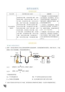 专题  微型实验探究（学生版）