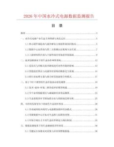 2026年中国水冷式电源数据监测报告.docx