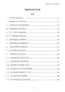 滴眼液项目技术方案