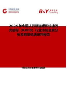 2025年中国人行横道矩形快速闪光信标（RRFB）行业市场全景分析及前景机遇研判报告