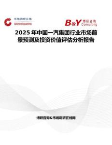 2025年中国一汽集团行业市场前景预测及投资价值评估分析报告