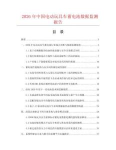 2026年中国电动玩具车蓄电池数据监测报告.docx