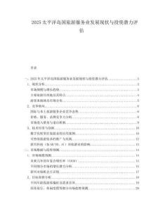 2025太平洋岛国旅游服务业发展现状与投资潜力评估.docx