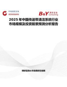 2025年中国传送带清洁系统行业市场规模及投资前景预测分析报告