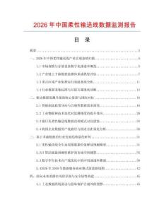 2026年中国柔性输送线数据监测报告.docx