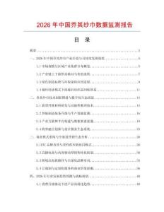 2026年中国乔其纱巾数据监测报告.docx