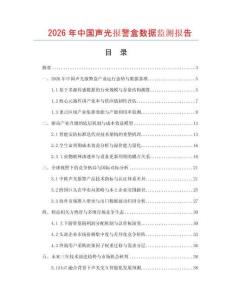 2026年中国声光报警盒数据监测报告.docx