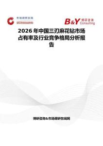 2026年中国三刃麻花钻市场占有率及行业竞争格局分析报告